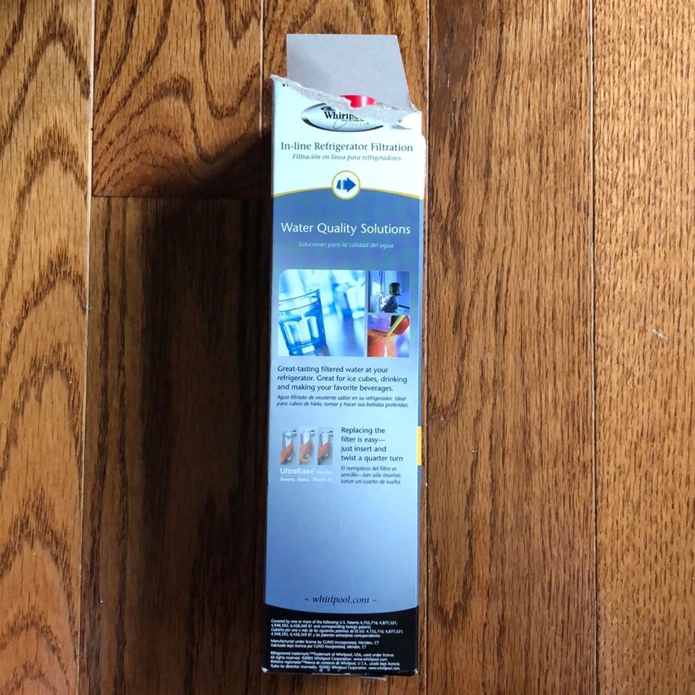 Whirlpool In-line Refrigerator Filtration